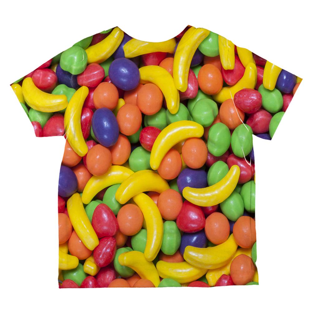 Halloween Fruit Candy All Over Toddler T Shirt Toddler T-Shirts Old Glory   