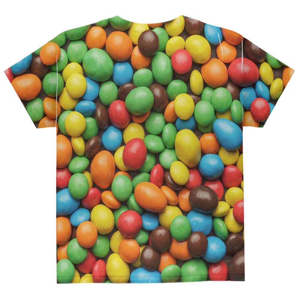 Halloween Candy Coated Chocolate All Over Youth T Shirt Youth T-Shirts Old Glory   