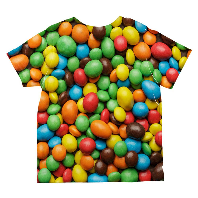 Halloween Candy Coated Chocolate All Over Toddler T Shirt Toddler T-Shirts Old Glory   