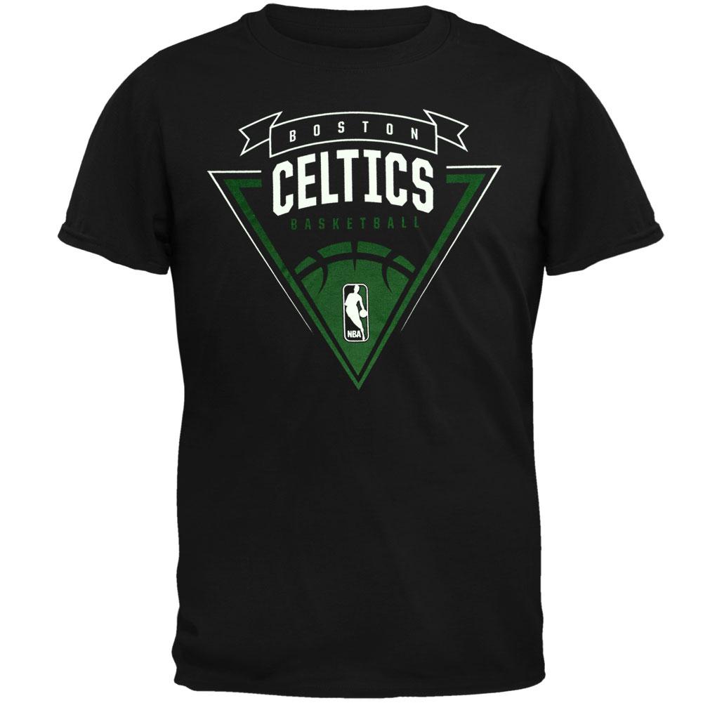 Boston Celtics - Celtics Basketball Adidas Mens T Shirt Men's T-Shirts Boston Celtics SM Black 