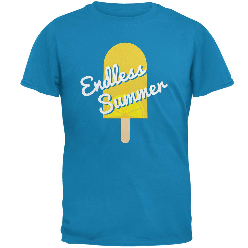 Summer Sun Ice Pop Endless Summer Mens T Shirt Men's T-Shirts Old Glory 2XL Sapphire 