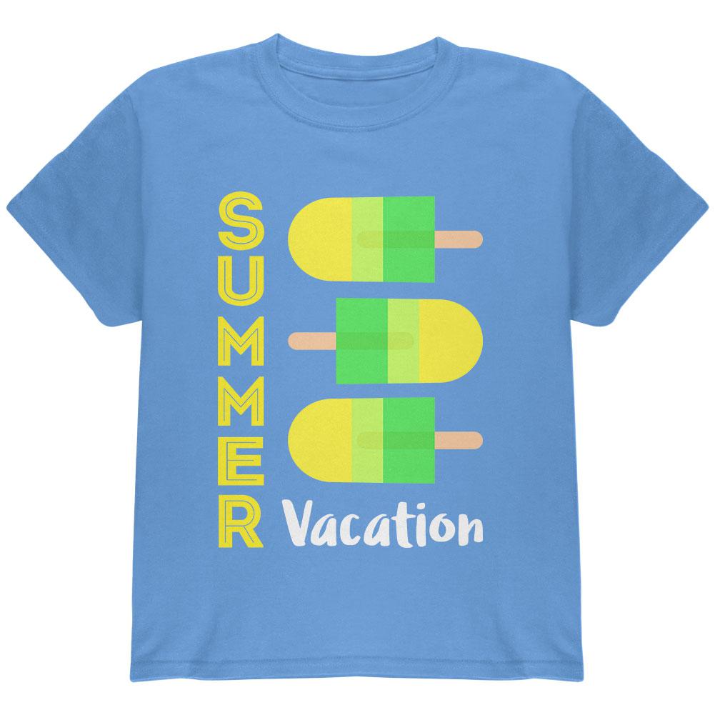 Summer Sun Ice Pop Summer Vacation Youth T Shirt Youth T-Shirts Old Glory LG Blue 