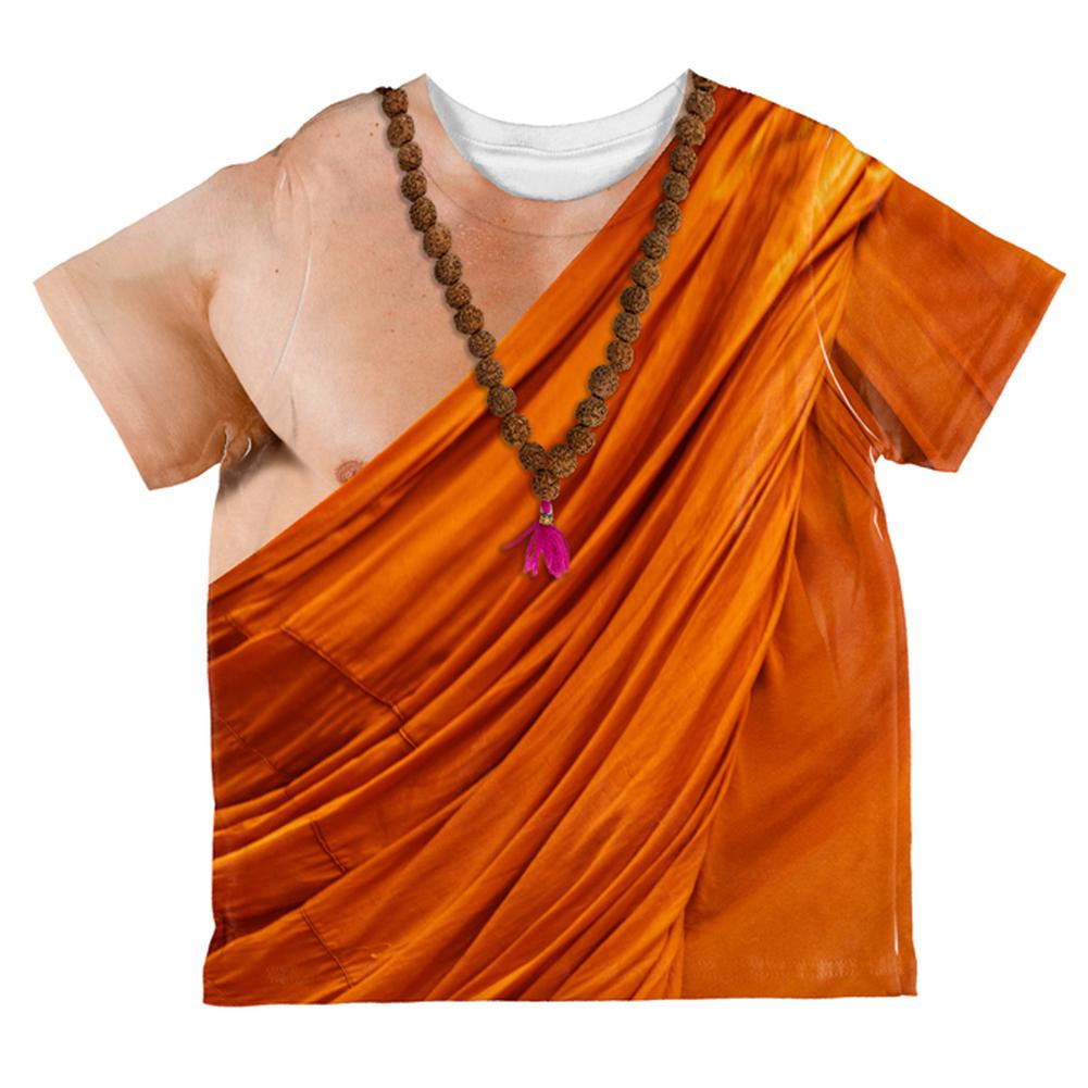 Halloween Costume Buddhist Monk Costume All Over Toddler T Shirt Toddler T-Shirts Old Glory 2T Multi 