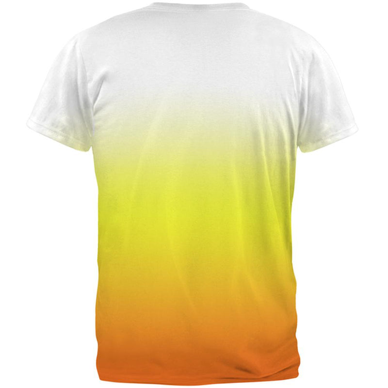 Halloween Candy Corn Ombre Costume All Over Mens T Shirt Men's T-Shirts Old Glory   