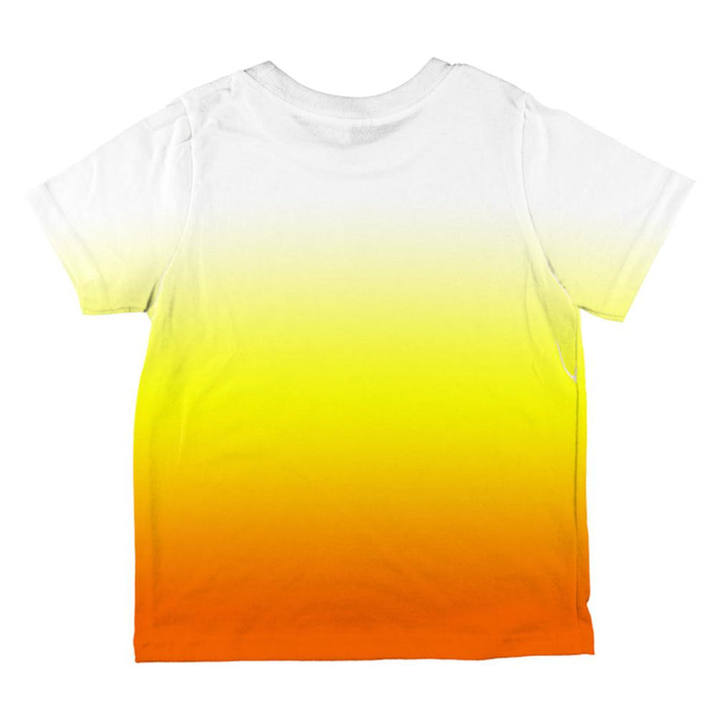 Halloween Candy Corn Ombre Costume All Over Toddler T Shirt Toddler T-Shirts Old Glory   