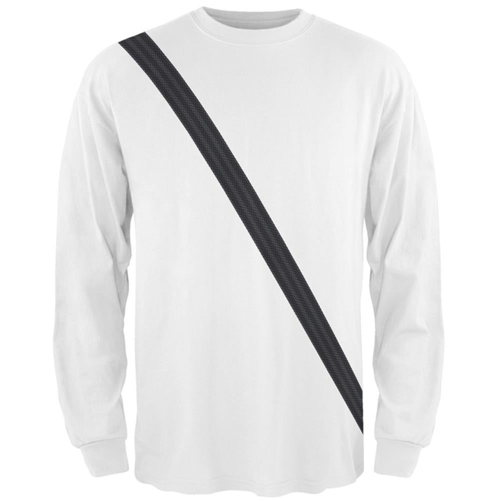 Seatbelt Passenger Side Costume All Over Mens Long Sleeve T Shirt Men's T-Shirts Old Glory 2XL Multi 