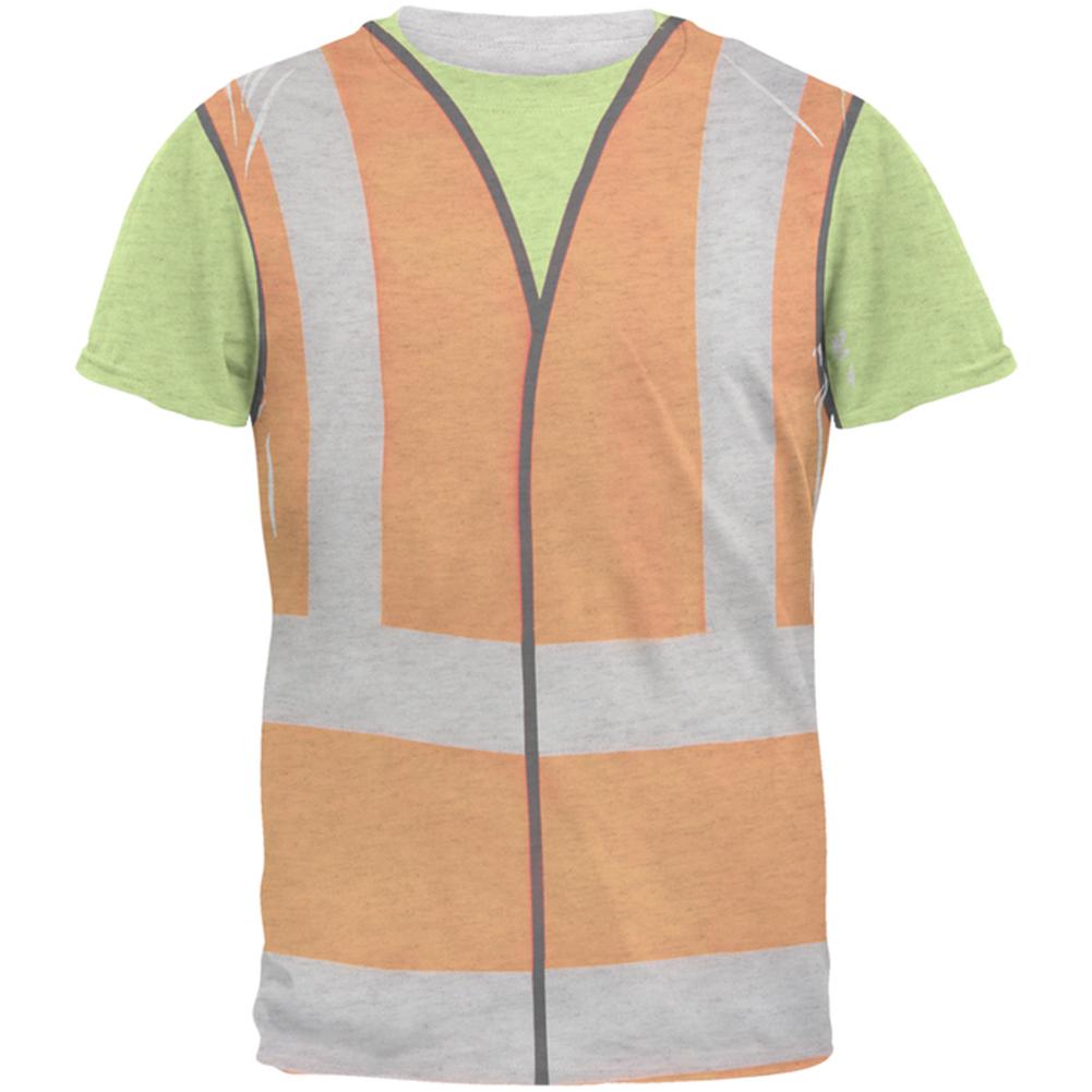 Halloween Costume Road Worker Construction Vest Costume Mens T Shirt Men's T-Shirts Old Glory 2XL White 