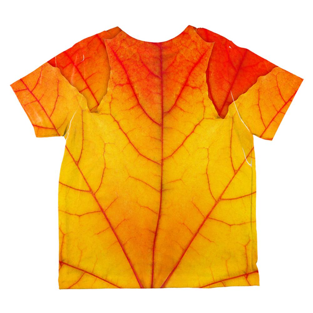 Halloween Autumn Fall Leaf Costume All Over Toddler T Shirt Toddler T-Shirts Old Glory   