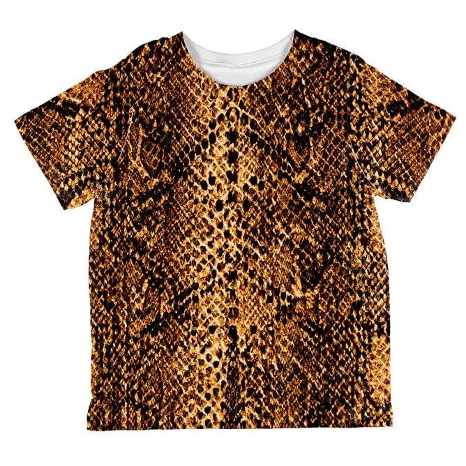 Halloween Desert Brown Snake Snakeskin Costume All Over Toddler T Shirt Toddler T-Shirts Old Glory 2T Multi 