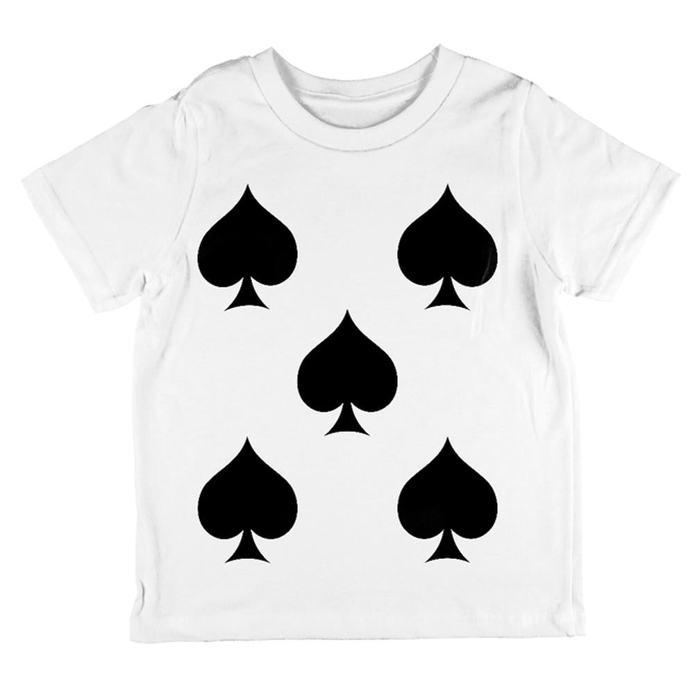 Halloween Five of Spades Card Soldier Costume All Over Toddler T Shirt Toddler T-Shirts Old Glory 2T Multi 