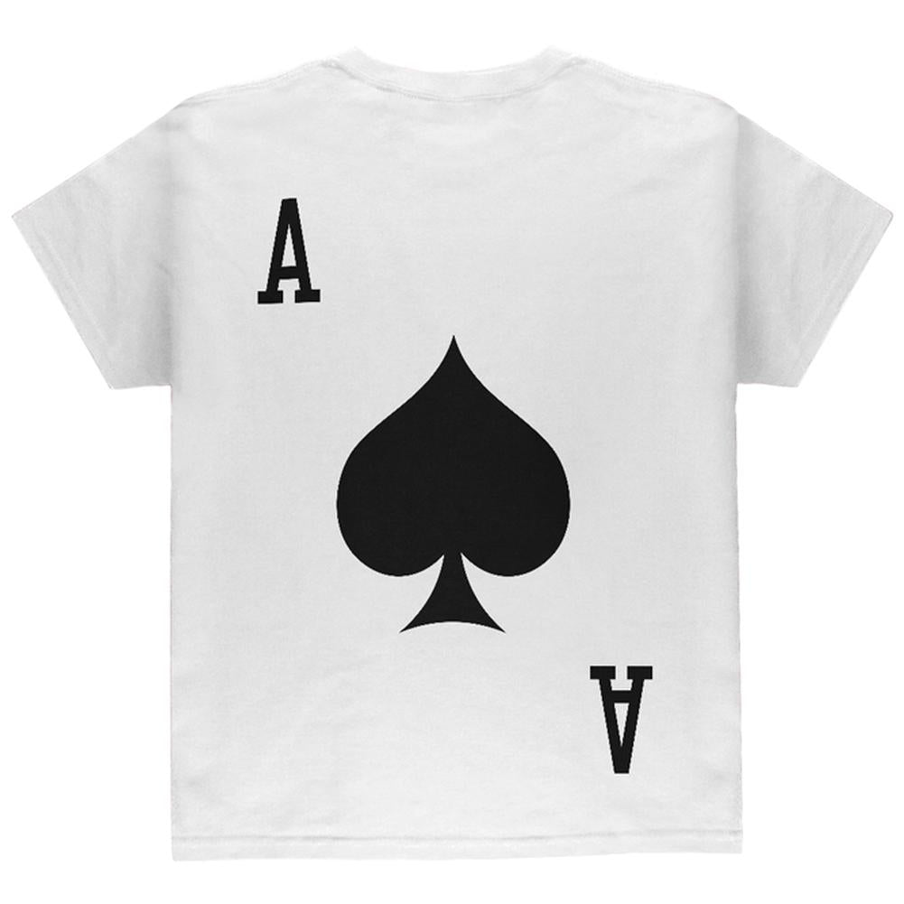 Halloween Ace of Spades Card Soldier Costume All Over Youth T Shirt Youth T-Shirts Old Glory   