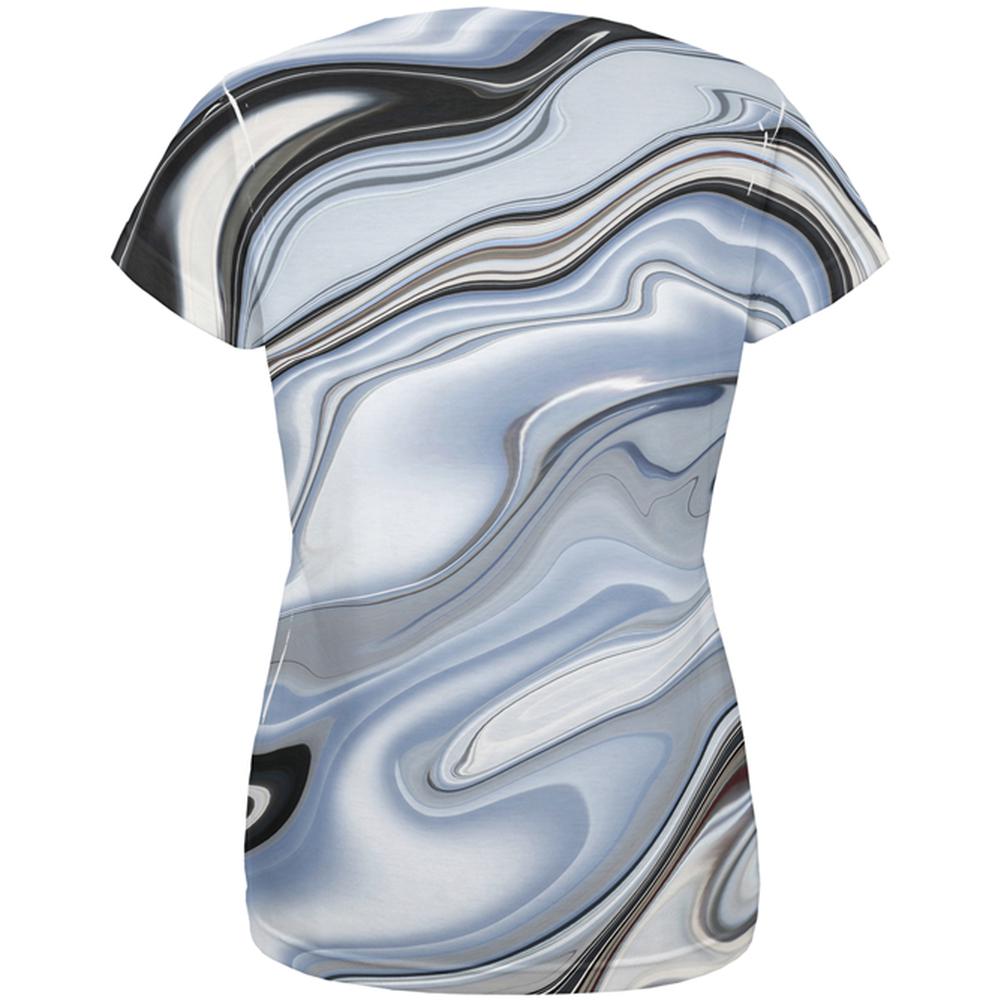 Halloween Liquid Chrome Costume All Over Womens T Shirt Women's T-Shirts Old Glory   