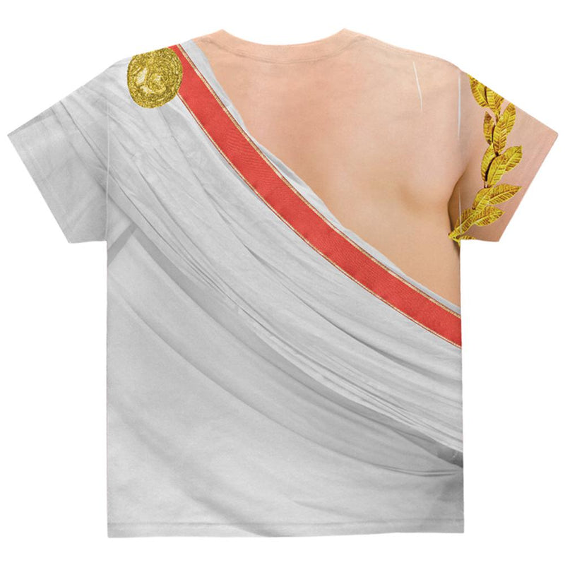 Halloween Costume Roman Toga Costume All Over Youth T Shirt Youth T-Shirts Old Glory   