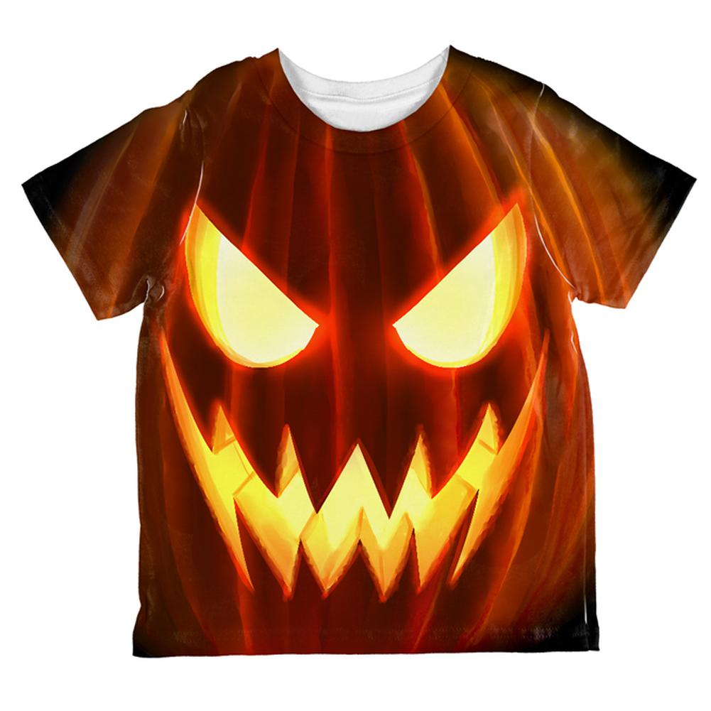 Halloween Costume Scary Jack-O-Lantern Costume All Over Toddler T Shirt Toddler T-Shirts Old Glory 2T Multi 