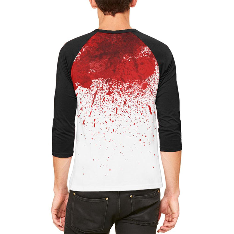 Halloween Costume Horror Movie Victim Decapitation Mens Raglan T Shirt Men's T-Shirts Old Glory   