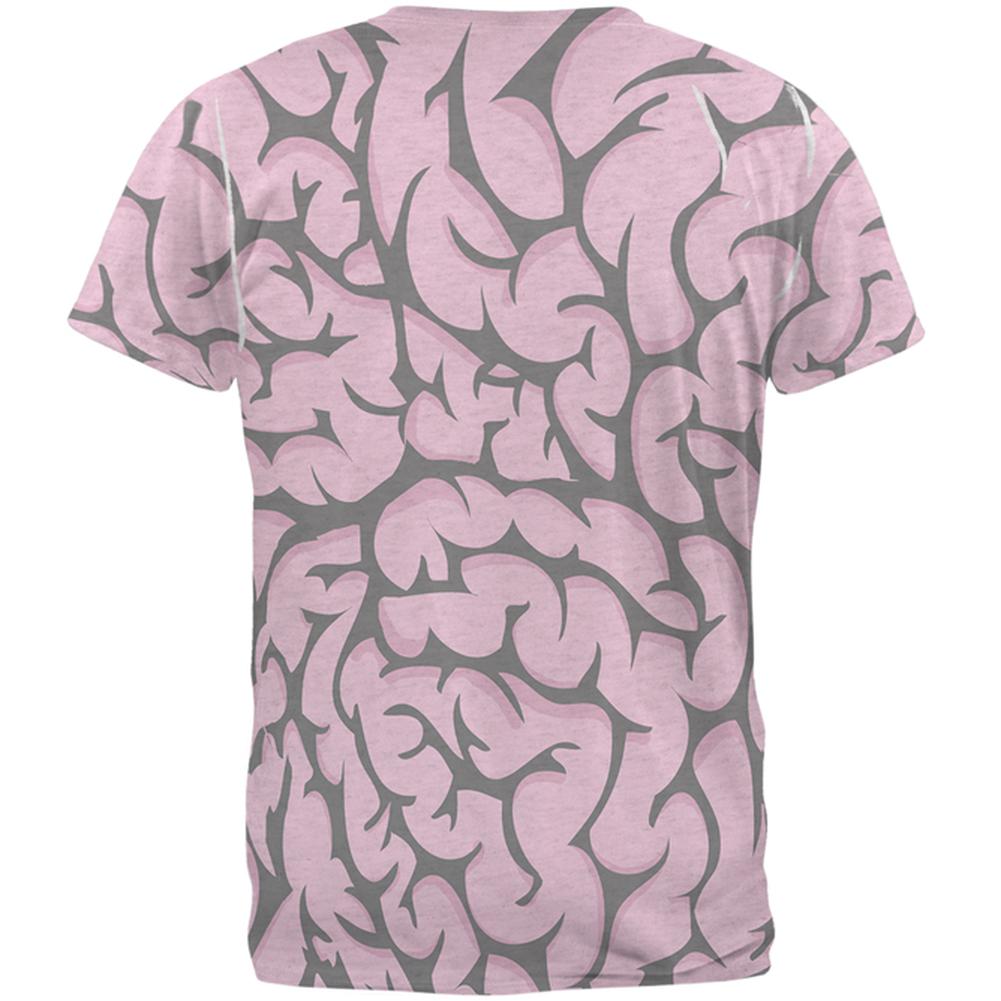 Halloween Pink Brains Costume Mens T Shirt Men's T-Shirts Old Glory   