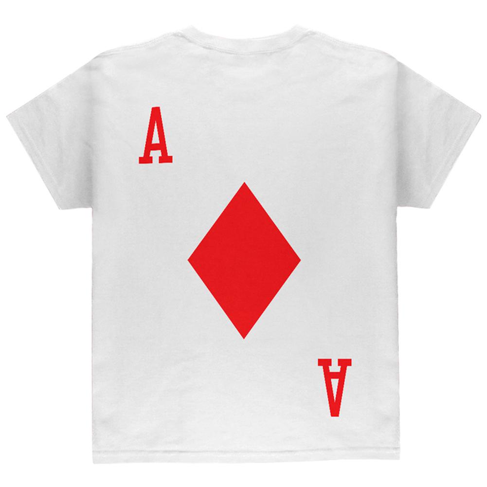 Halloween Ace of Diamonds Card Soldier Costume All Over Youth T Shirt Youth T-Shirts Old Glory   