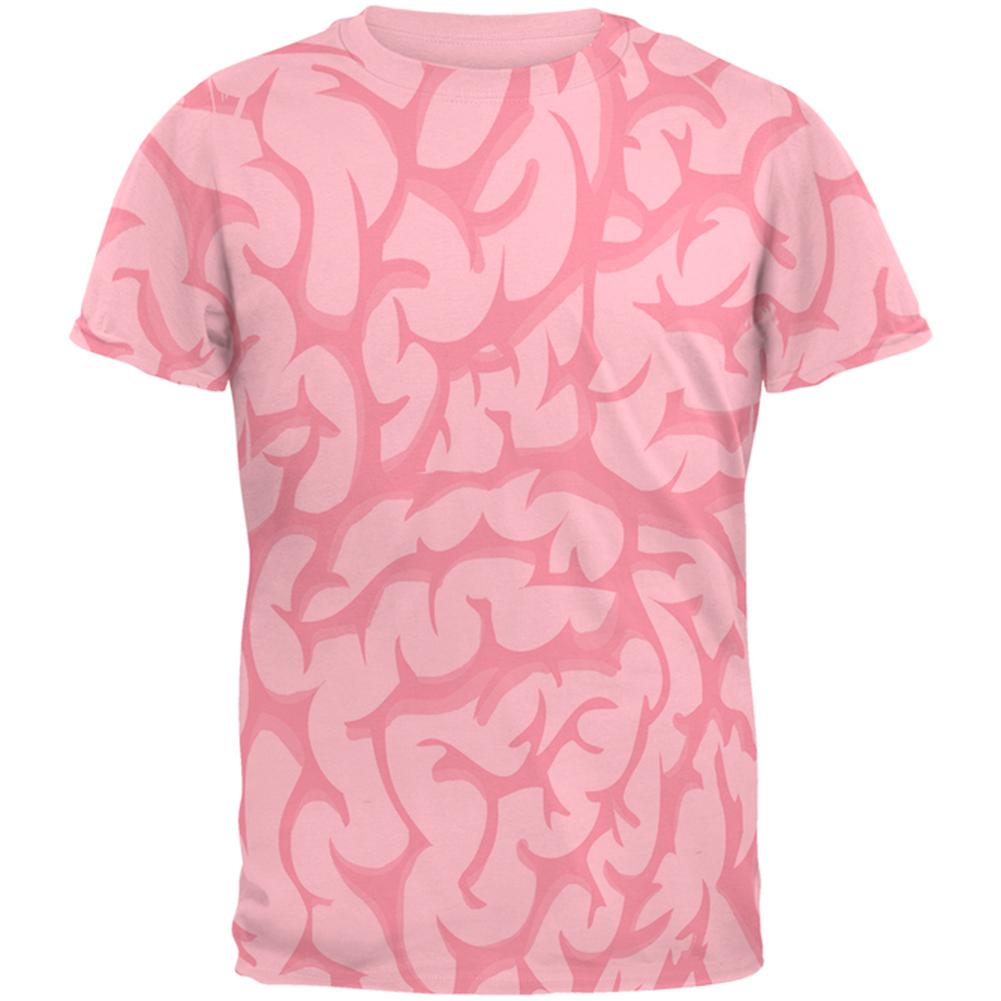 Halloween Big Brain Theory Costume Mens T Shirt Men's T-Shirts Old Glory LG Pink 