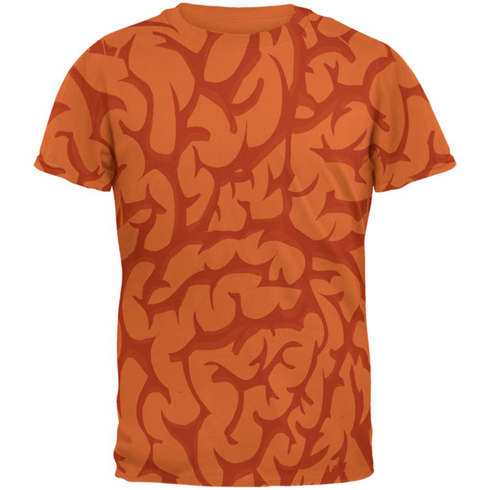 Halloween Big Brain Theory Costume Mens T Shirt Men's T-Shirts Old Glory 2XL Texas Orange 