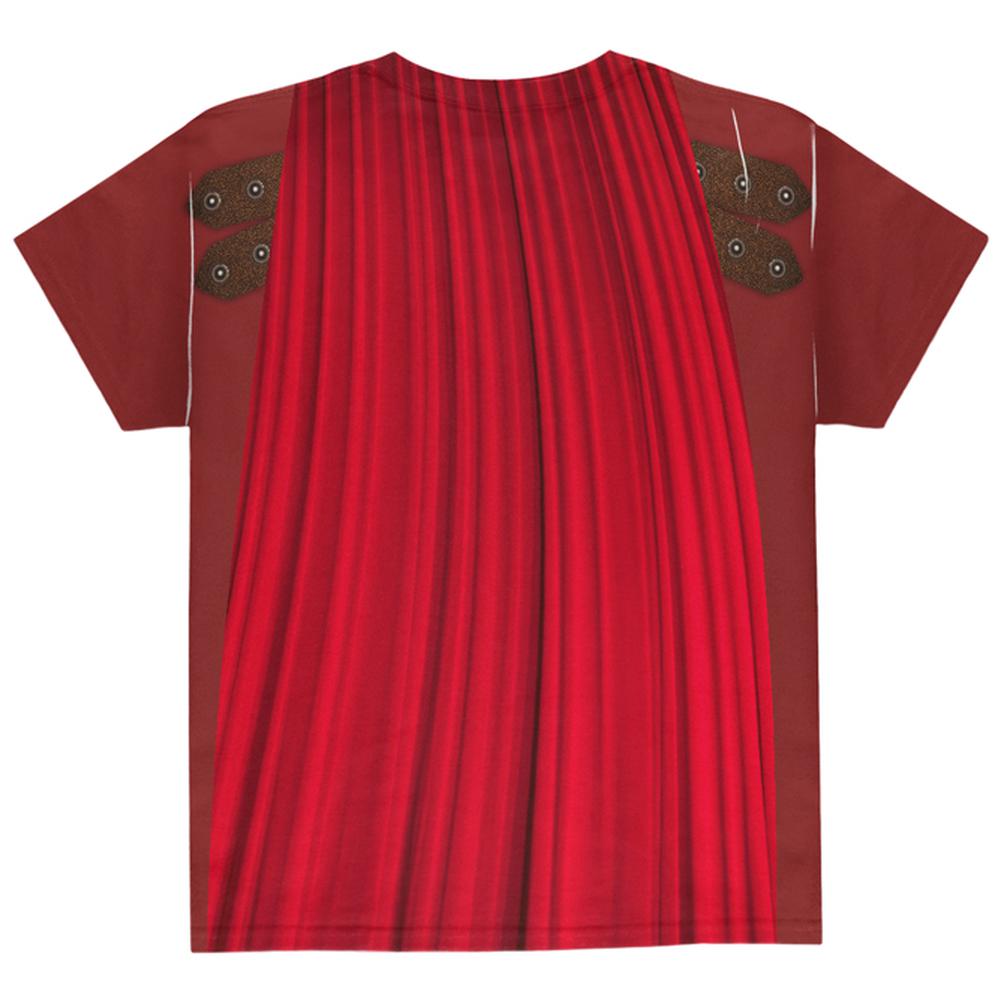 Halloween Costume Roman Gladiator Costume All Over Youth T Shirt Youth T-Shirts Old Glory   