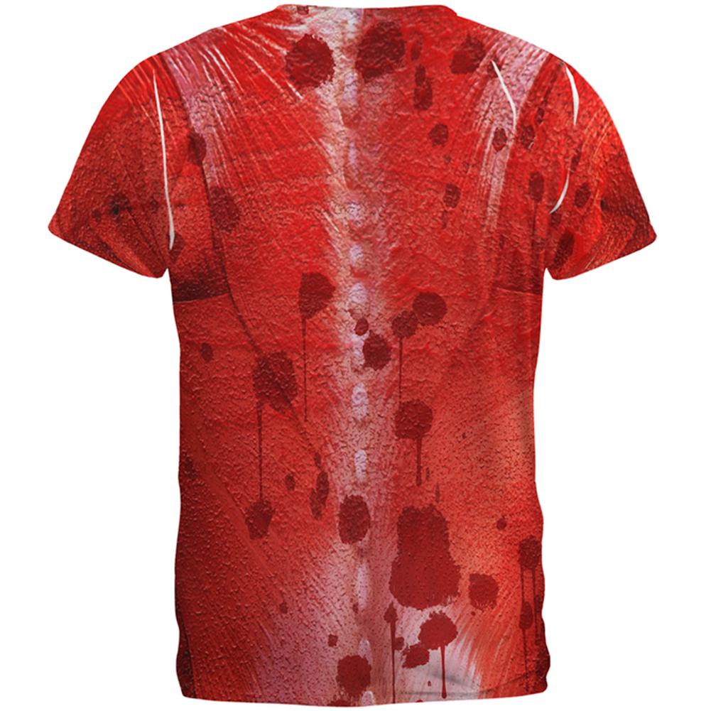 Halloween Costume Skinned Alive Horror Movie Costume All Over Mens T Shirt Men's T-Shirts Old Glory   