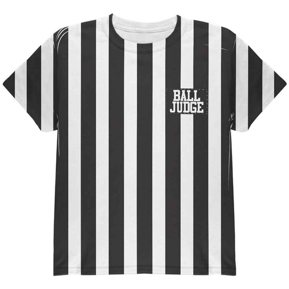 Halloween Deflategate Ball Referee Costume All Over Youth T Shirt Youth T-Shirts Old Glory LG Multi 