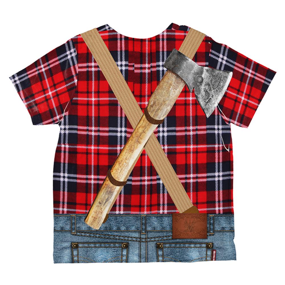 Halloween Costume Lumberjack Costume All Over Toddler T Shirt Toddler T-Shirts Old Glory   