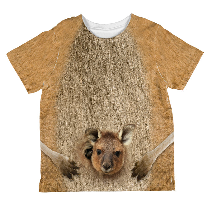 Halloween Kangaroo Costume All Over Toddler T Shirt Toddler T-Shirts Old Glory 2T Multi 