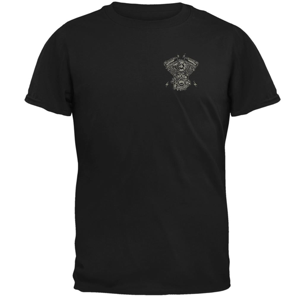 Motorcycle Lives Matter Mens Soft T Shirt Men's T-Shirts Old Glory   