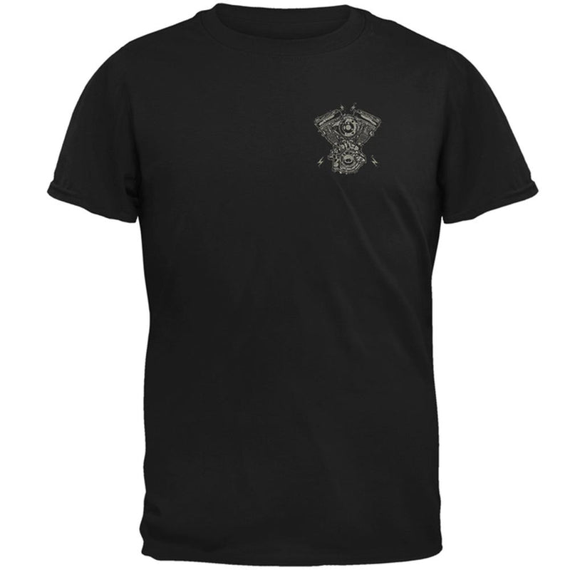 Motorcycle Lives Matter Mens Soft T Shirt Men's T-Shirts Old Glory   