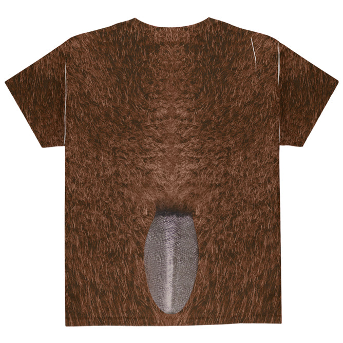 Halloween Costume Beaver Costume All Over Youth T Shirt Youth T-Shirts Old Glory   