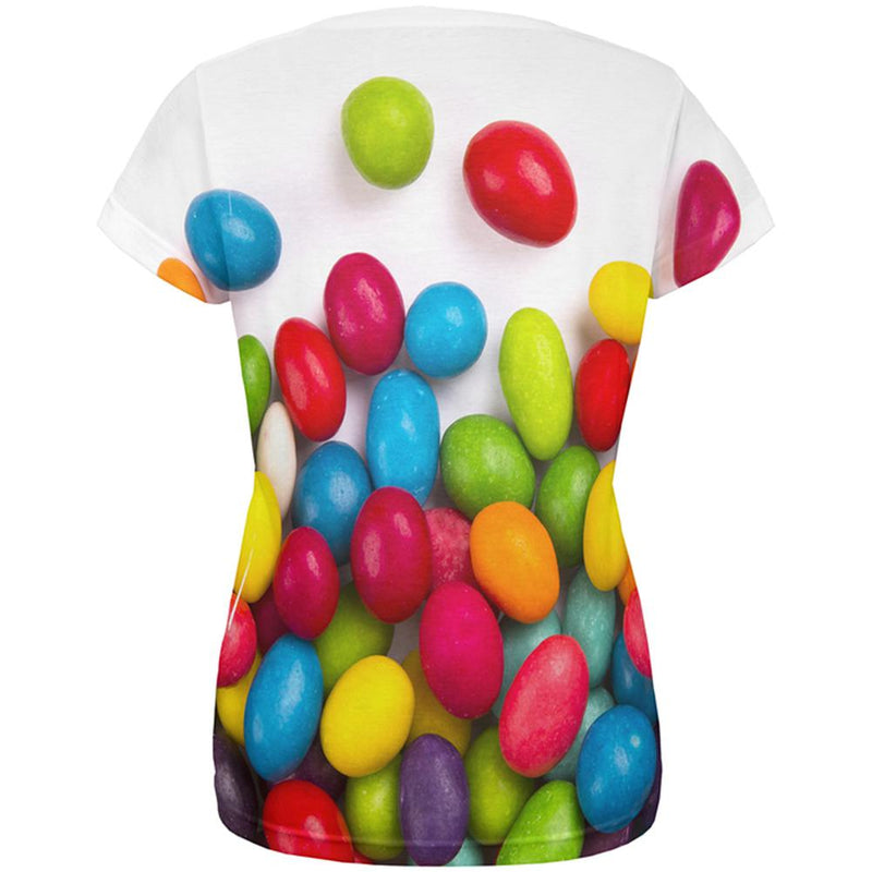 Halloween Jelly Beans All Over Womens T Shirt Women's T-Shirts Old Glory   