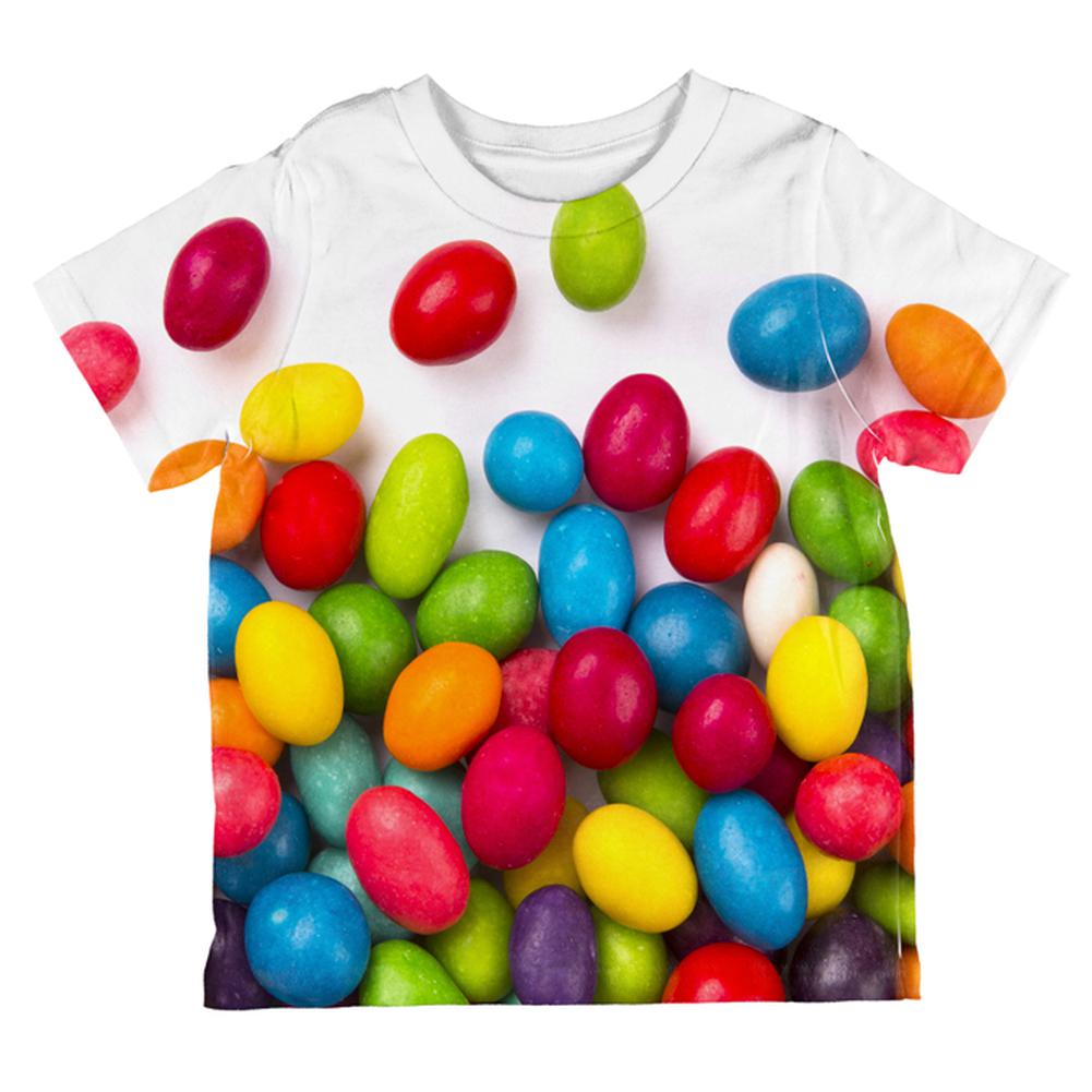 Halloween Jelly Beans All Over Toddler T Shirt Toddler T-Shirts Old Glory 2T Multi 