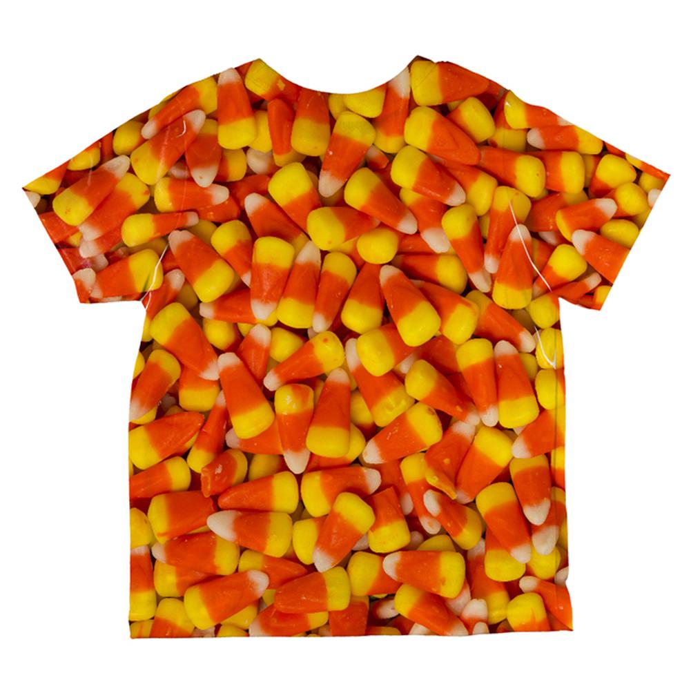 Halloween Candy Corn All Over Toddler T Shirt Toddler T-Shirts Old Glory   