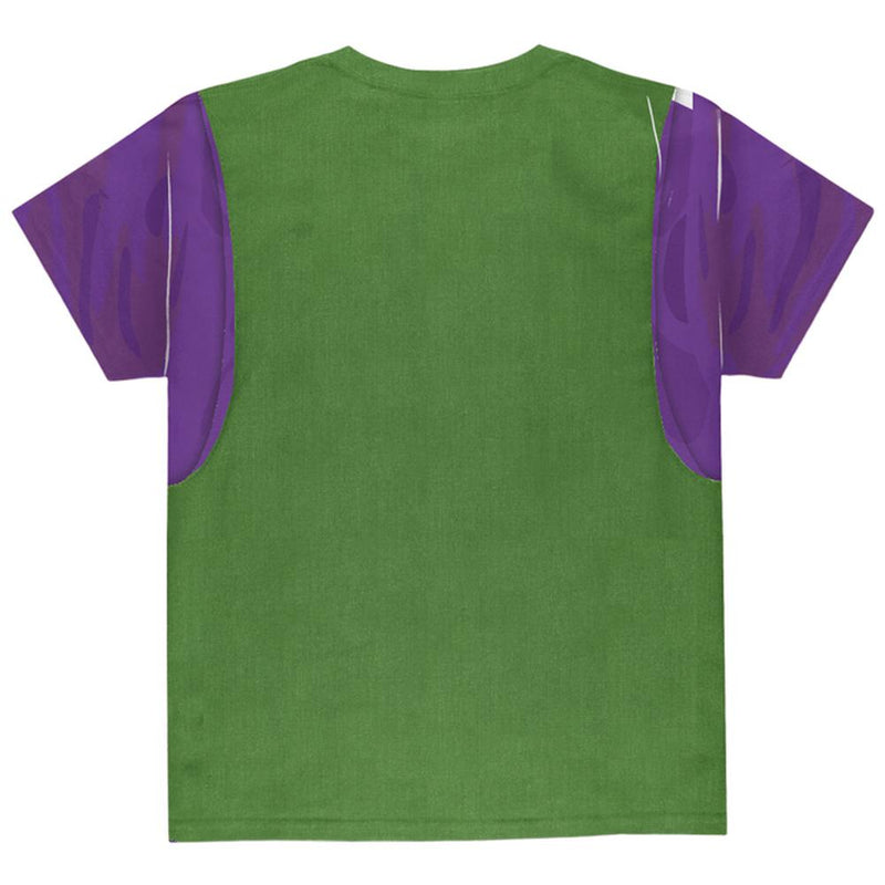 Mardi Gras Green and Purple Vest Costume All Over Youth T Shirt Youth T-Shirts Old Glory   