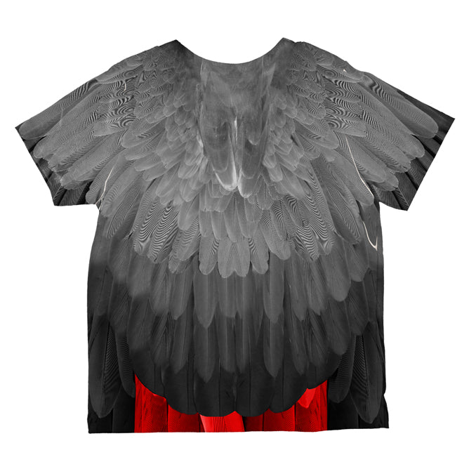 Halloween Costume African Grey Parrot Costume All Over Toddler T Shirt Toddler T-Shirts Old Glory   