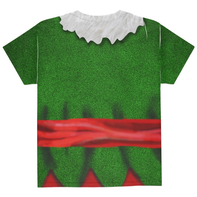 Christmas Costume Elf Costume All Over Youth T Shirt Youth T-Shirts Old Glory   