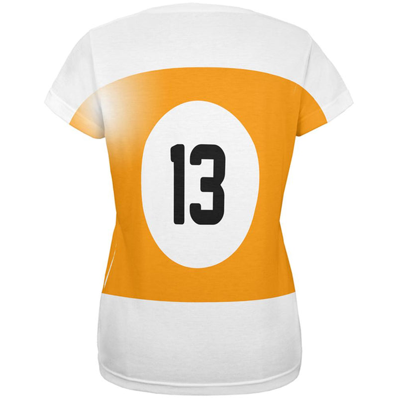 Halloween Billiard Pool Ball Thirteen Costume Womens T Shirt Women's T-Shirts Old Glory   