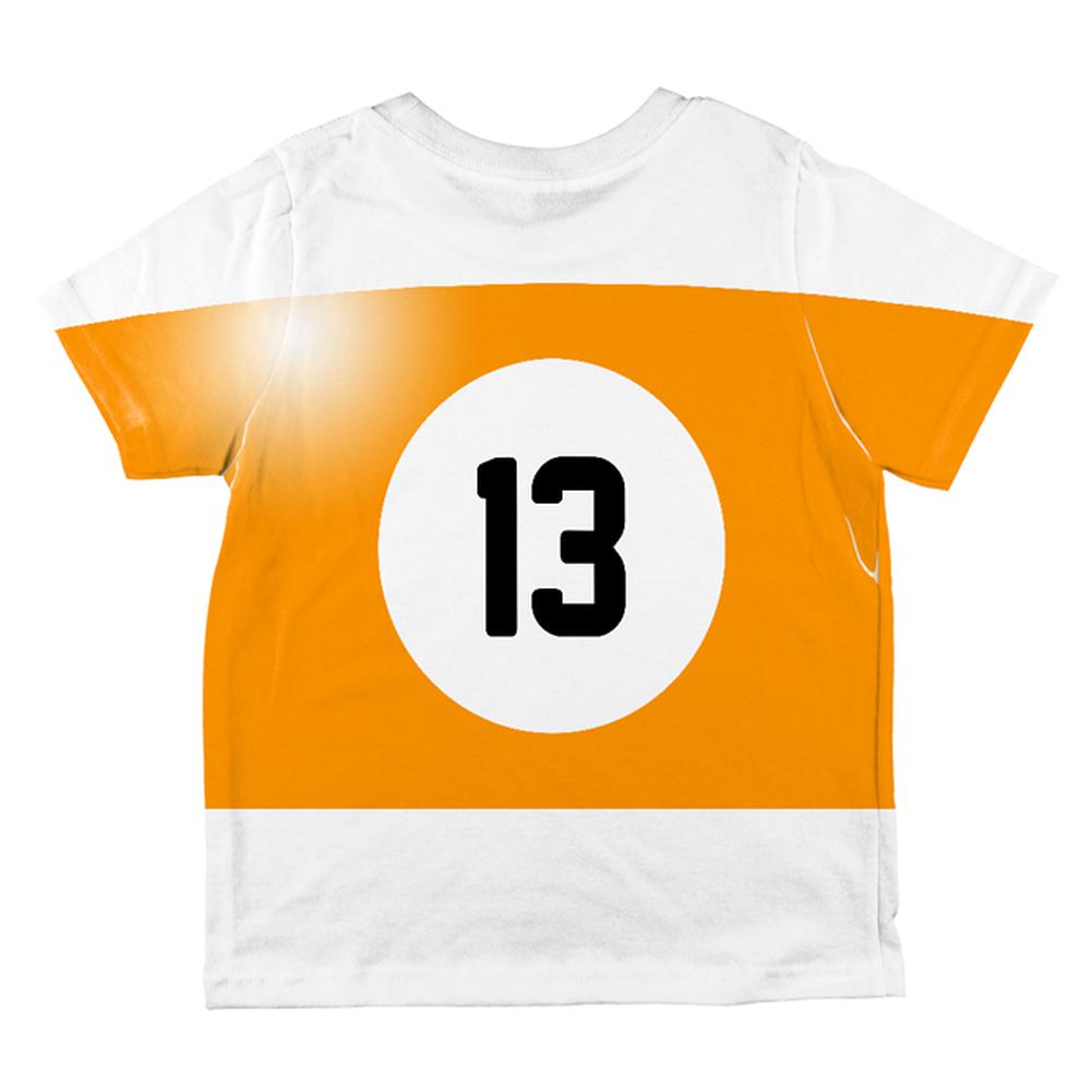 Halloween Billiard Pool Ball Thirteen Costume Toddler T Shirt Toddler T-Shirts Old Glory   