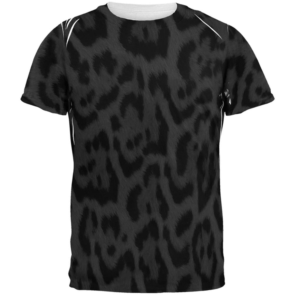 Halloween Black Leopard Costume All Over Mens T Shirt Men's T-Shirts Old Glory 2XL Multi 