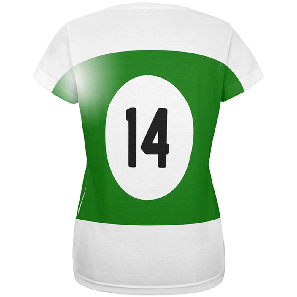 Halloween Billiard Pool Ball Fourteen Costume Womens T Shirt Women's T-Shirts Old Glory   