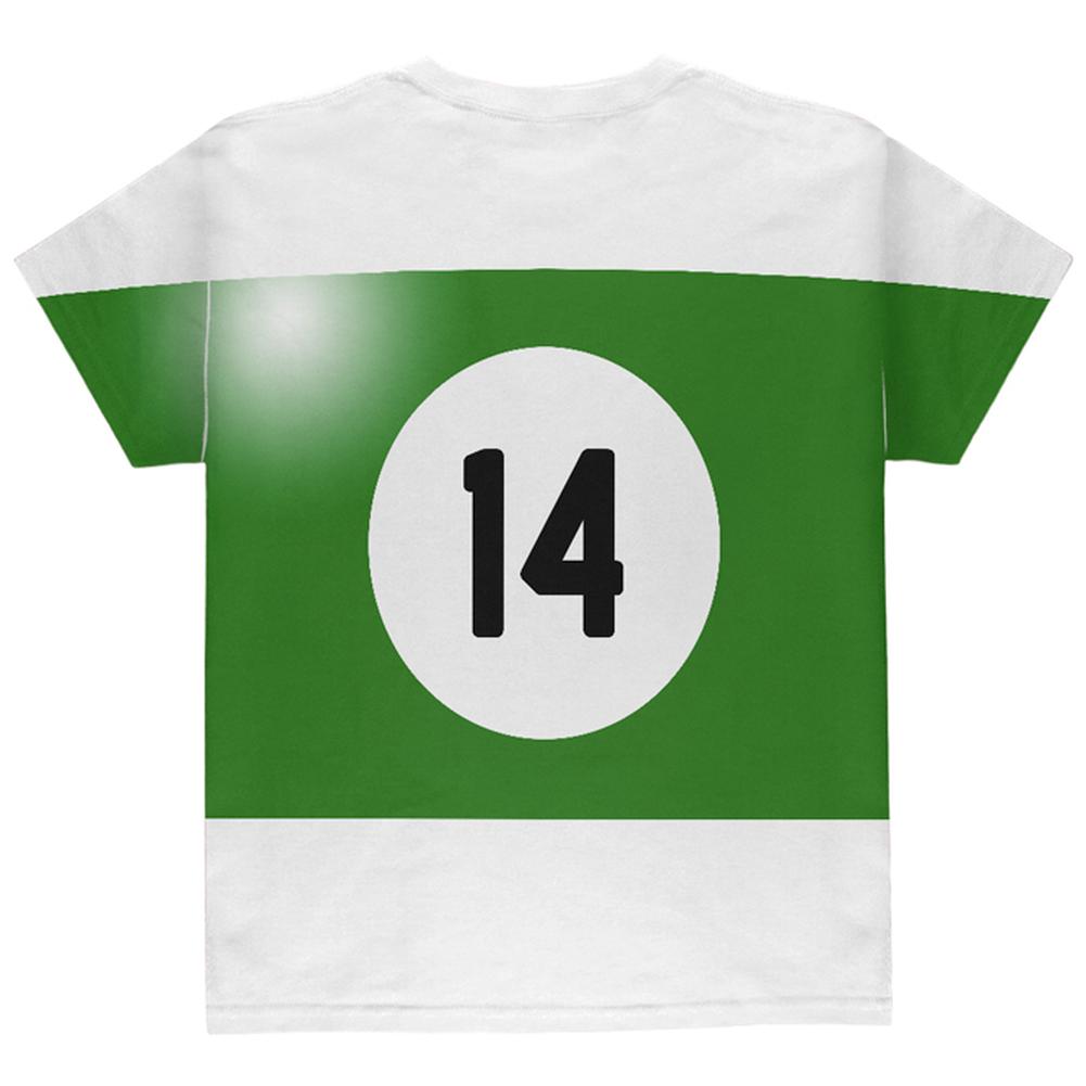 Halloween Billiard Pool Ball Fourteen Costume Youth T Shirt Youth T-Shirts Old Glory   