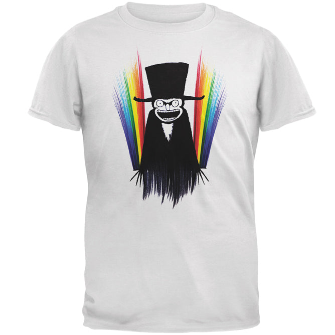 Babadook Pride LGBTQ Rainbow Mens T Shirt Men's T-Shirts Old Glory 5XL White 