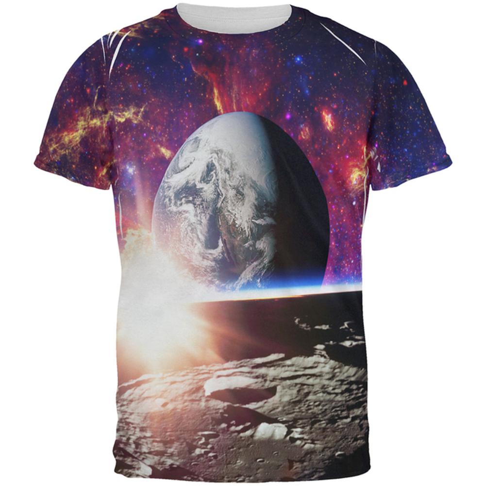 Explore The Infinity Of Space All Over Mens T Shirt Men's T-Shirts Old Glory 2XL Multi 