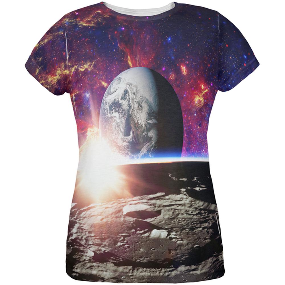 Explore The Infinity Of Space All Over Womens T Shirt Women's T-Shirts Old Glory 2XL Multi 