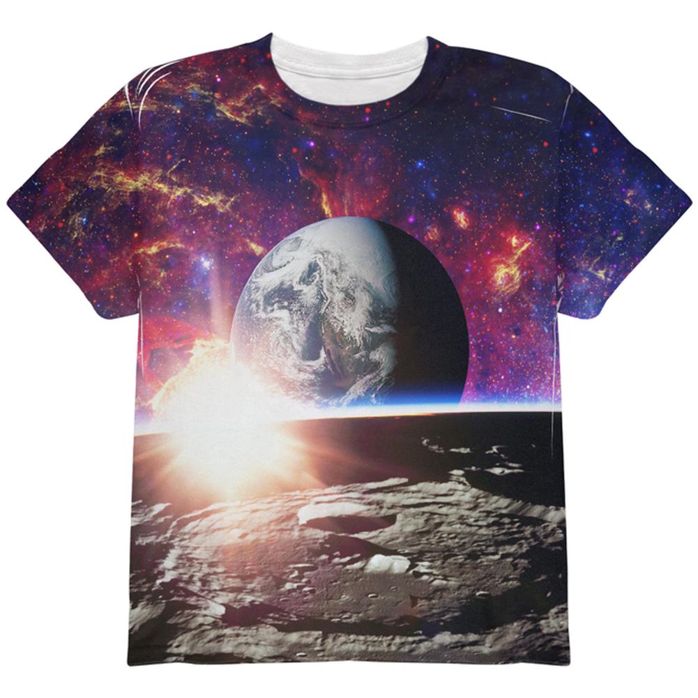 Explore The Infinity Of Space All Over Youth T Shirt Youth T-Shirts Old Glory LG Multi 