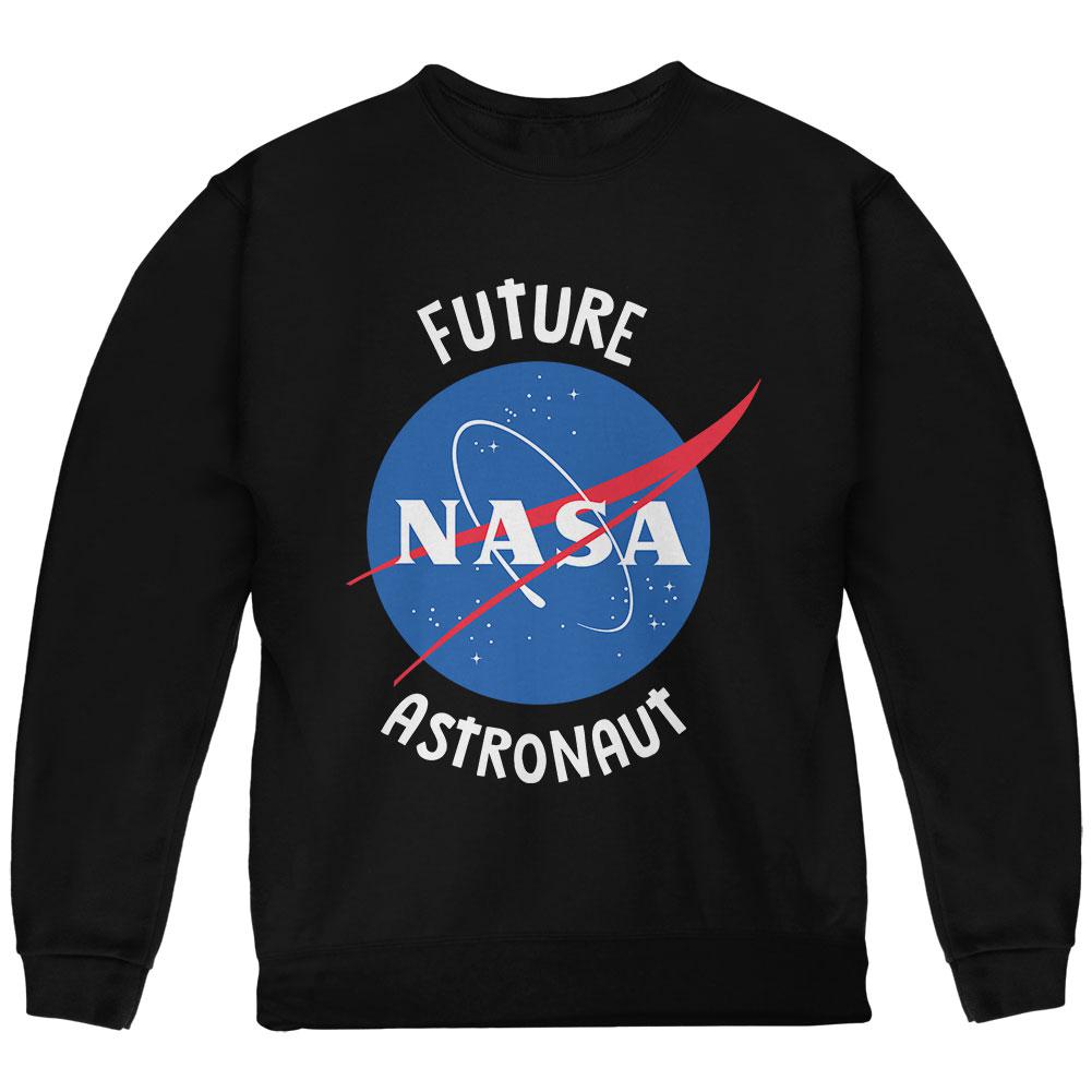 Future NASA Space Astronaut Youth Sweatshirt Youth Sweatshirts NASA LG Black 