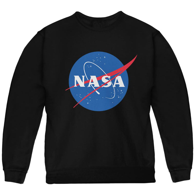 NASA Logo Youth Sweatshirt Youth Sweatshirts NASA LG Grey 