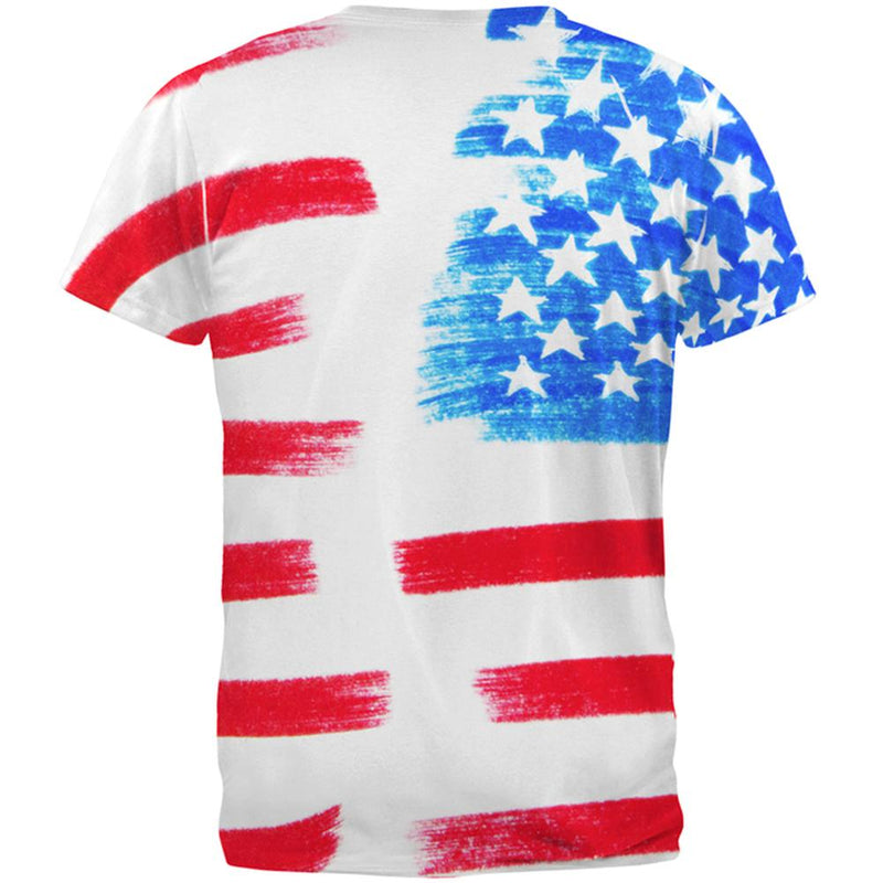 4th of July Color Me American All Over Mens T Shirt Men's T-Shirts Old Glory   