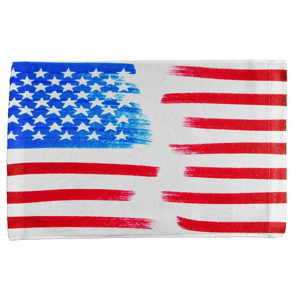 4th of July Color Me American All Over Hand Towel Hand Towel Old Glory OS Multi 